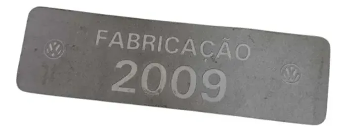 Emblema Plaqueta Etiqueta Ano Fabricação  Voyage Gol 2009