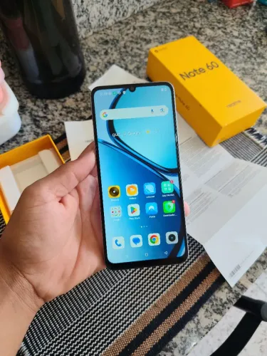 Realme Note 60 256 gigas caixa e nota fiscal