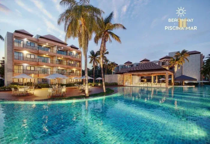 Apartamento Beach Way riviera com 2 dormitórios à venda, 53 m² por R$ 590.000 - Aquiraz Ri