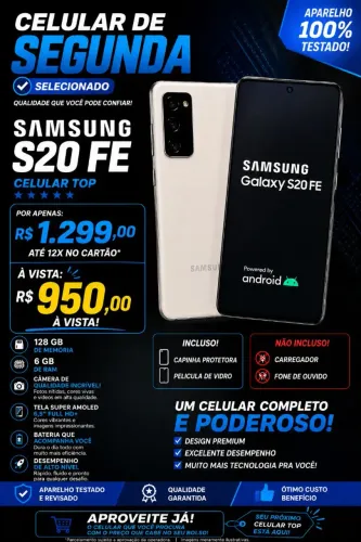 Celular S20 fe ( de segunda)