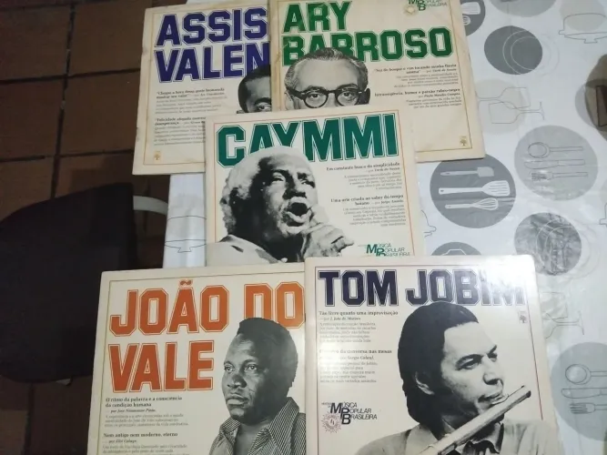 Lp vinil Lote Música Popular Brasileira 05 lps