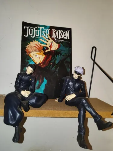 Mangá Jujutsu Kaisen vl.01 + Action Figure Satoru Gojo & Getou