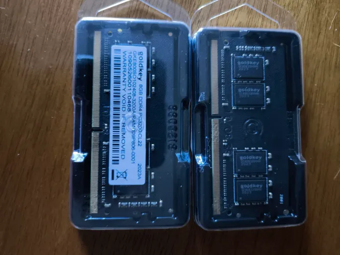Memória RAM Goldkey 16 GB (2x8) 3200MHz SODIMM Notebook