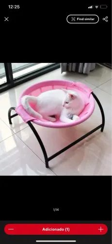 Armação de metal para Cama de gato / pet 