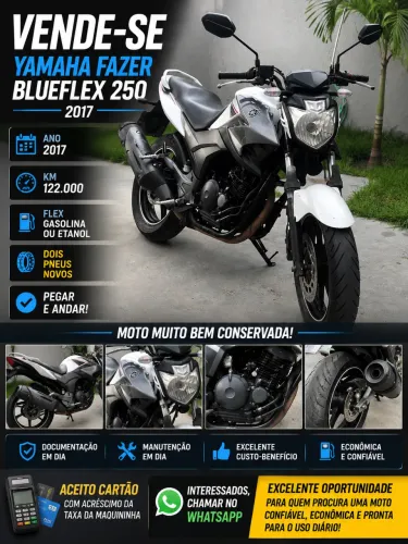 Yamaha Fazer 250 Blueflex 2017