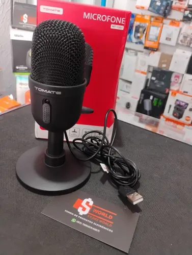 Microfone condensador USB loja store world 