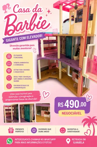 Casa da Barbie Dreamhouse