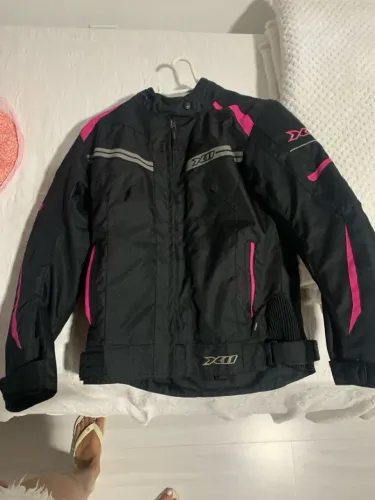 Jaqueta moto feminina
