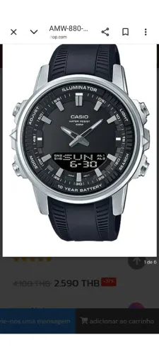 Relógio Casio amw-880 1avdf , relógio original