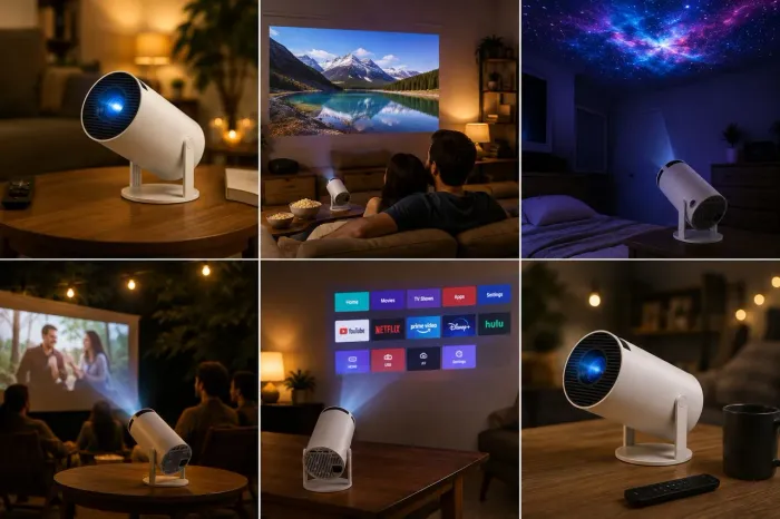Tenha Um Cinema Em Casa Com Esse Projetor Portátil