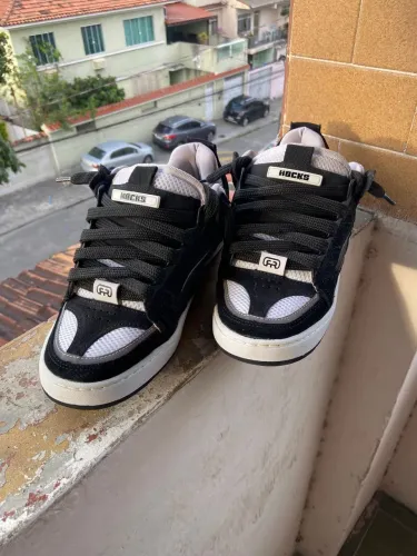 Tênis Hocks Original Preto e Branco - Tam 42