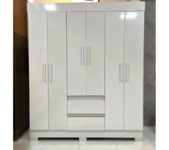 GUARDA ROUPA CASAL 6 PORTAS + 2 GAVETAS