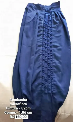 Bombacha em microfibra azul masculina