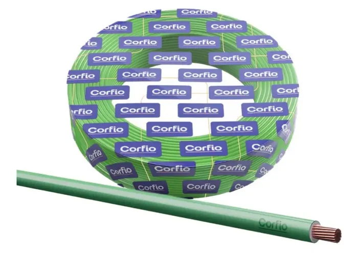 Cabo Fio Flexivel 750v 6mm roda rolo 100 metros - CORFIO