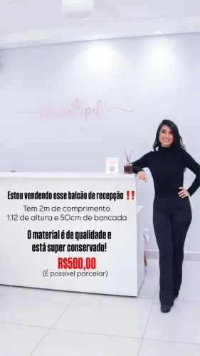 Balcão de recepção