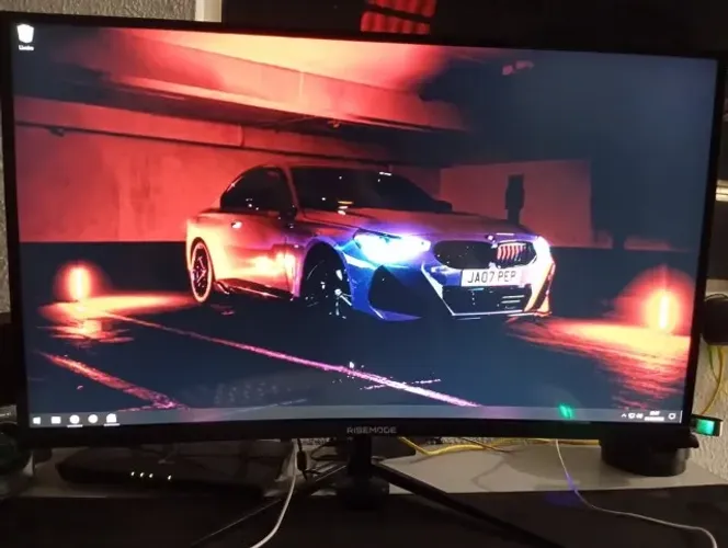 Monitor Gamer Curvo Rise Mode 32" Full HD 100Hz IPS