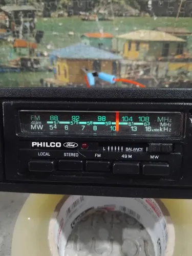 Radio Original Philco Ford impecável, corcel, DelRey, Belina, pampa Anos 70/80. Funcionand