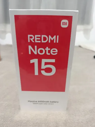 REDMI NOTE 15 8/256 Black Novo e lacrado 