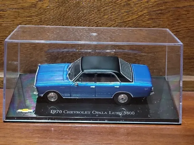 Chevrolet Opala Luxo 3800 1970 - Chevrolet Collection Salvat - Carrinho Miniatura 1/43