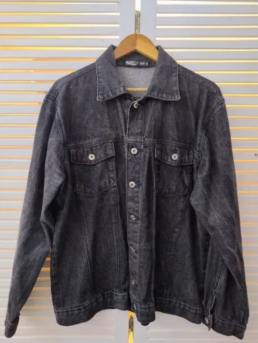 Jaqueta jeans g masculina preta
