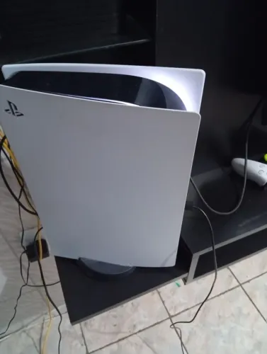 Playstation 5 duas mídias fisica e digital fast tudo original 1 controle um jogo FIFA 24
