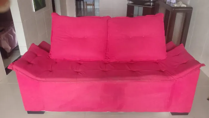 Sofá vermelho