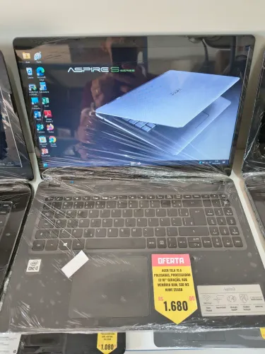 Notebook Acer i3 com SSD nvme 256GB