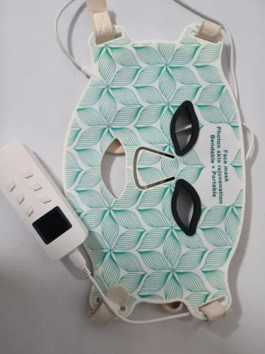 Máscara LED Facial 7 Cores Silicone Flexível