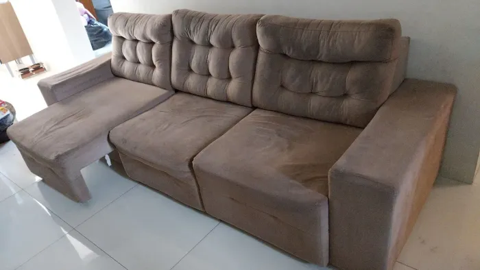 Sofá retrátil 3 lugares