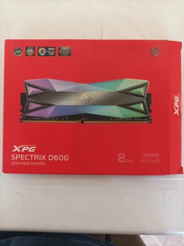 Memória Ddr4 XPG Spectrix D60g 16gb 2x8 3200mhz