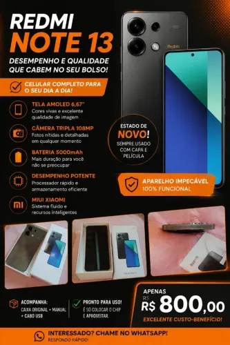 Redmi note 13 800,0