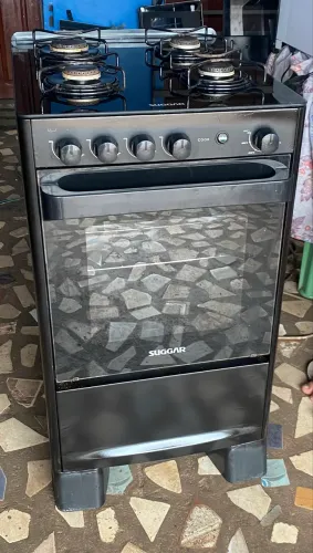 Fogão 4 bocas mesa de vidro elétrico. ENTREGO