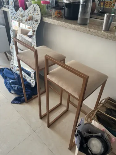 Banquetas novas sem avarias