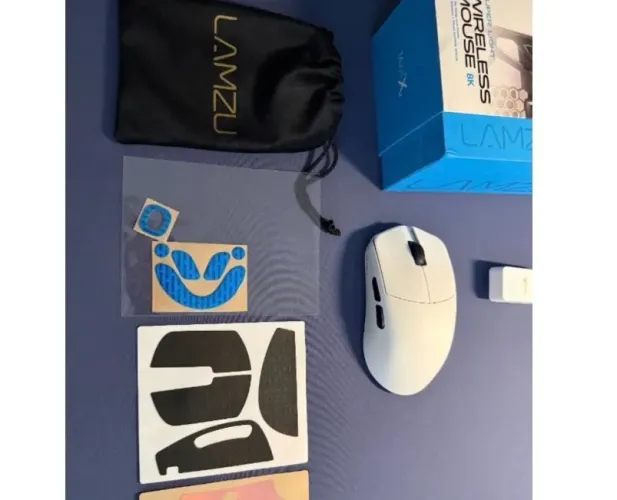 Mouse Gamer Lamzu Maya X 8k branco