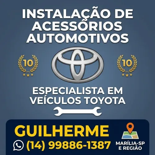 Instalação de Acessórios Automotivos | Especialista Toyota