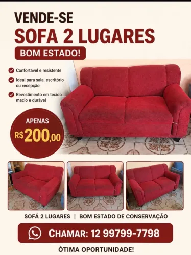 Sofá 2 lugares