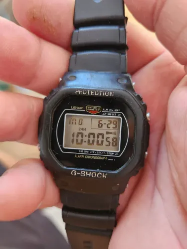 relógio antigo casio dw 5400