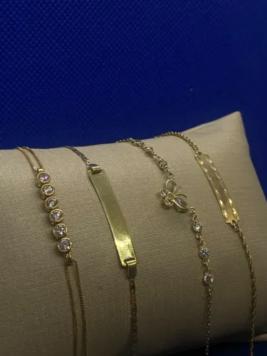 PULSEIRAS INFANTIS OURO 18K