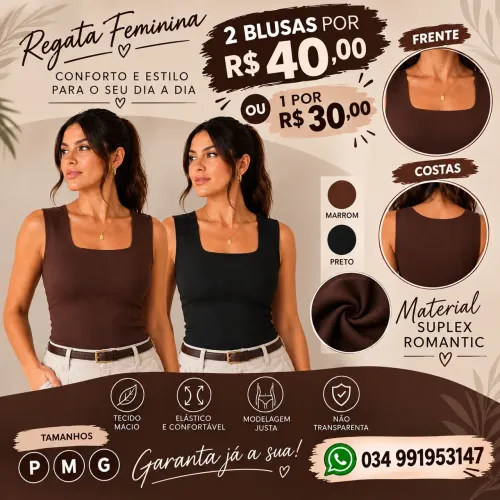 Blusa Gola Quadrada