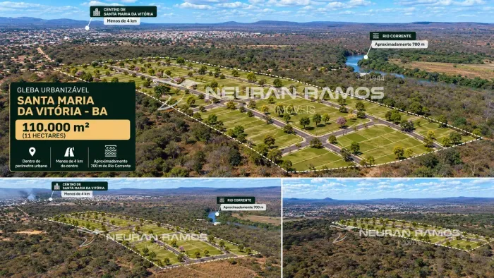Terreno à venda no Setor Aeroporto em Santa Maria da Vitória - 110.000 m²