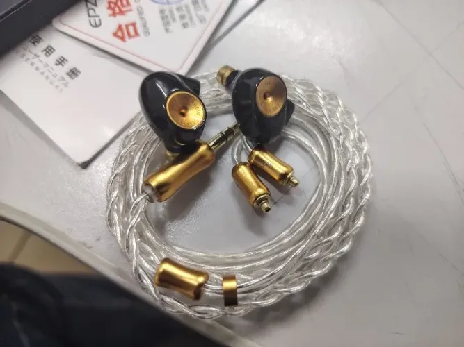 Epz q5 fones de ouvido com fio alta fidelidade cerâmica carbono nano bobina móvel iem no m