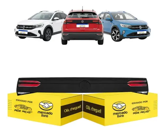 Lanterna Central Vw Nivus 2020 2021 22 A 2026 Full Led Nova Ambos Lados Fume