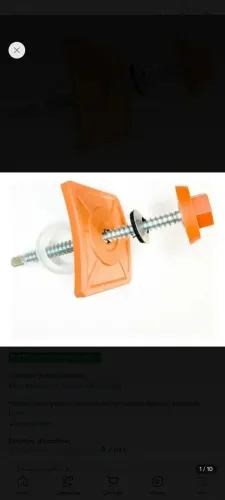 Kit de fixação parafuso telha PVC