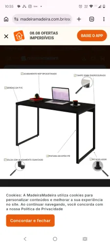 Escrivaninha mesa escritório