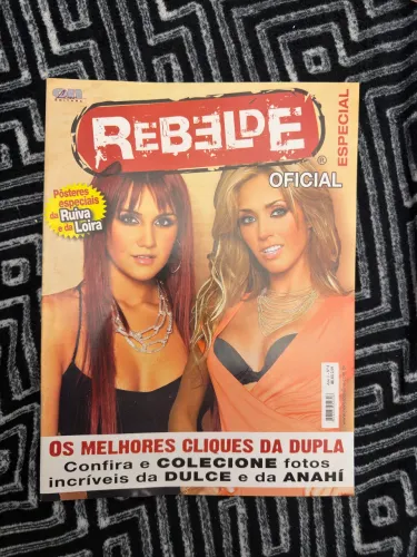 REVISTA POSTER REBELDE OFICIAL ESPECIAL DULCE MARIA E ANAHI