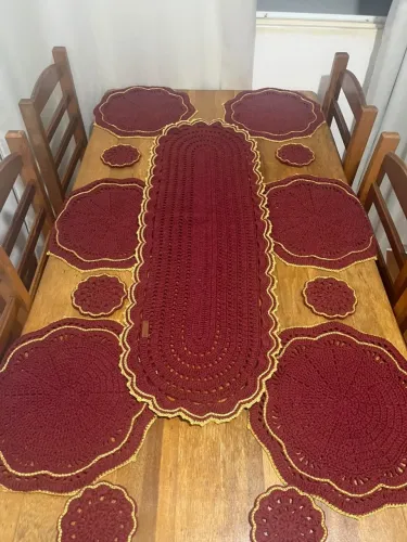 Kit jantar (crochê)