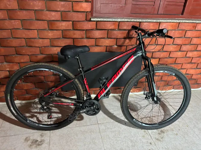 Bicicleta Aro 29 Alfameq Half Freio A Disco Bike 24 Marchas Cor Preto / Vermelh Quadro 15