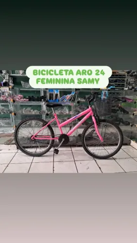BICICLETA ARO 24 FEMININA SAMY SEMINOVA