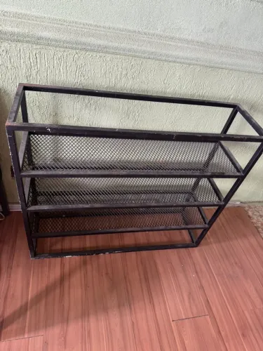 Prateleira Estante Metalon com tela de metal
