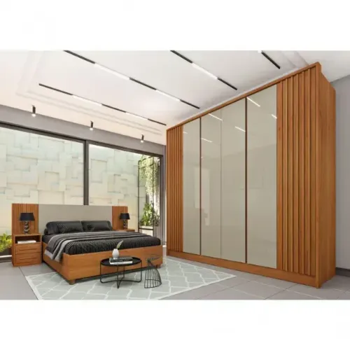 Guarda Roupa Barcelona Branco com 6 Portas
